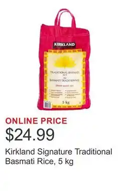 Costco Kirkland Signature Traditional Basmati Rice offer