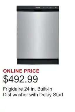 Costco Frigidaire 24 in. Built-In Dishwasher with Delay Start offer