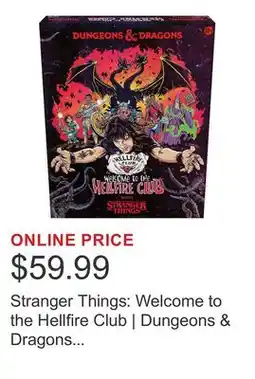 Costco Stranger Things: Welcome to the Hellfire Club | Dungeons & Dragons Adventure Game offer