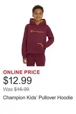 Costco Champion Kids' Pullover Hoodie offer