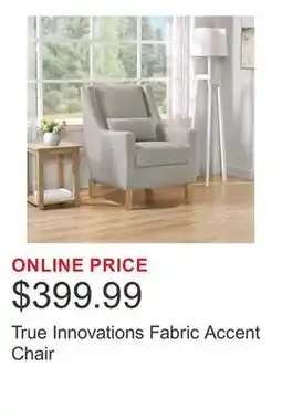 Costco True Innovations Fabric Accent Chair offer