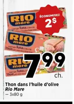 Val-Mont Thon dans l'huile d'olive RIO Mare offer