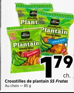 Val-Mont Croustilles de plantain Frutas offer