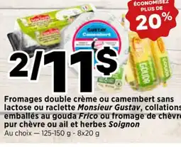 Val-Mont Fromages double crème ou camembert Monsieur Gustav offer
