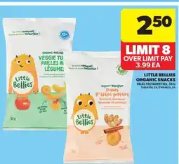 Real Canadian Superstore LITTLE BELLIES ORGANIC SNACKS offer
