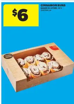 Real Canadian Superstore CINNAMON BUNS, 10' S offer