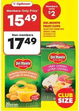 Real Canadian Superstore DEL MONTE FRUIT CUPS offer