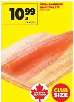 Real Canadian Superstore FRESH RAINBOW TROUT FILLETS offer