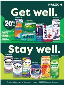 Real Canadian Superstore ADVIL, BUCKLEY'S, VOLTAREN, CALTRATE, CENTRUM, EMERGEN-C, TUMS OR BENEFIBER offer