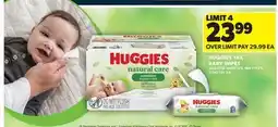 Real Canadian Superstore HUGGIES 16X BABY WIPES, 960-1152'S offer