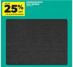 Real Canadian Superstore STEPGUARD BOOT TRAY OR MATS offer