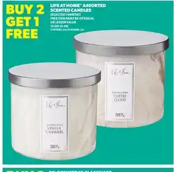 Real Canadian Superstore LIFE AT HOME ASSORTED SCENTED CANDLES offer