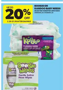 Real Canadian Superstore BOOGIE OR KANDOO BABY NEEDS offer