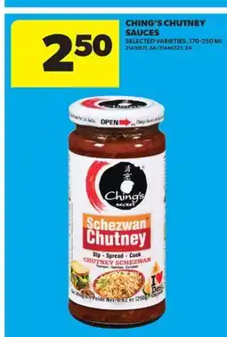 Real Canadian Superstore CHING'S CHUTNEY SAUCES offer