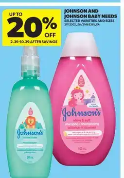 Real Canadian Superstore JOHNSON AND JOHNSON BABY NEEDS offer