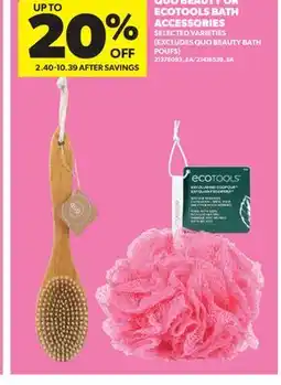 Real Canadian Superstore QUO BEAUTY OR ECOTOOLS BATH ACCESSORIES offer