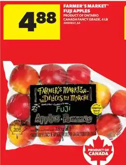 Real Canadian Superstore FARMER'S MARKET FUJI APPLES, 4 LB offer
