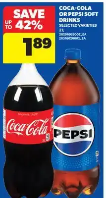 Real Canadian Superstore COCA-COLA OR PEPSI SOFT DRINKS offer