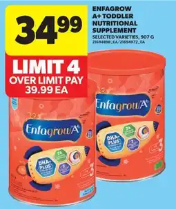 Real Canadian Superstore ENFAGROW A + TODDLER NUTRITIONAL SUPPLEMENT, 907 G offer