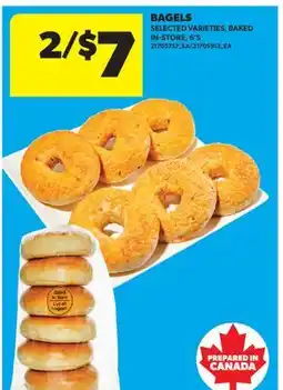 Real Canadian Superstore BAGELS, 6' S offer