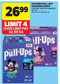 Real Canadian Superstore HUGGIES PULL-UPS TRAINING PANTS, 28-74' S offer