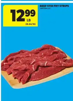 Real Canadian Superstore BEEF STIR FRY STRIPS offer