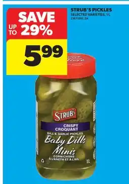 Real Canadian Superstore STRUB'S PICKLES offer