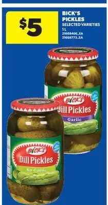 Real Canadian Superstore BICK'S PICKLES offer