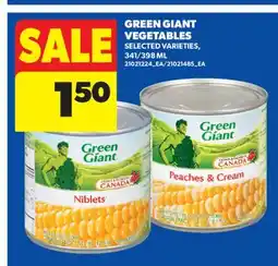 Real Canadian Superstore GREEN GIANT VEGETABLES, 341/398 ML offer