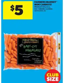 Real Canadian Superstore FARMERS MARKET MINI CARROTS, 2 LB BAG offer