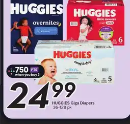 Sobeys HUGGIES Giga Diapers offer