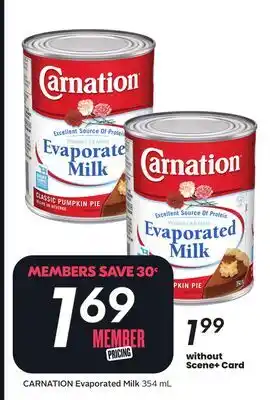 Sobeys CARNATION Evaporated Milk offer