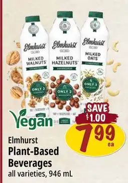 Farm Boy Elmhurst Plant-Based Beverages offer