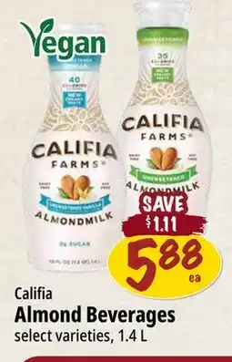 Farm Boy Califia Almond Beverages offer