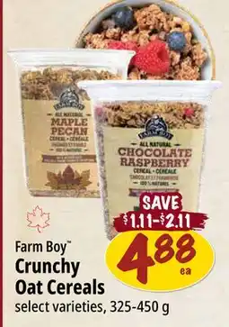 Farm Boy Farm Boy Crunchy Oat Cereals offer