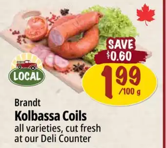 Farm Boy Brandt Kolbassa Coils offer