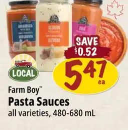 Farm Boy Farm Boy Pasta Sauces offer