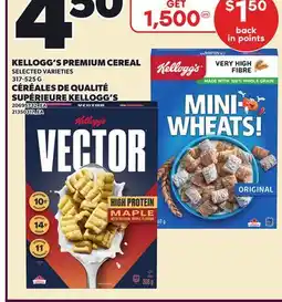 Independent Grocer KELLOGG'S PREMIUM CEREAL offer