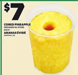 Independent Grocer CORED PINEAPPLE, EACH offer
