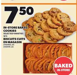 Independent Grocer IN-STORE BAKED COOKIES, 18'S offer