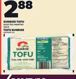 Independent Grocer SUNRISE TOFU offer