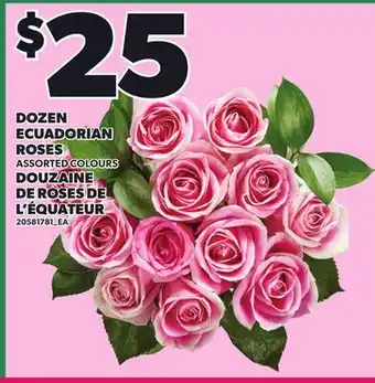 Independent Grocer DOZEN ECUADORIAN ROSES offer