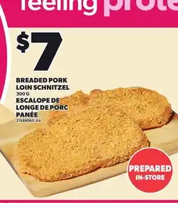 Independent Grocer BREADED PORK LOIN SCHNITZEL offer