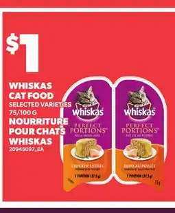 Independent Grocer WHISKAS CAT FOOD, 75/100 G offer