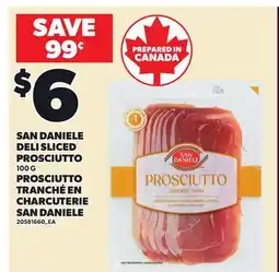 Independent Grocer SAN DANIELE DELI SLICED PROSCIUTTO offer