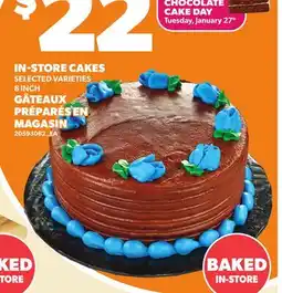 Independent Grocer IN-STORE CAKES, 8 INCH offer