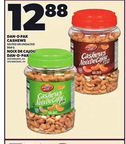 Independent Grocer DAN-D PAK CASHEWS offer