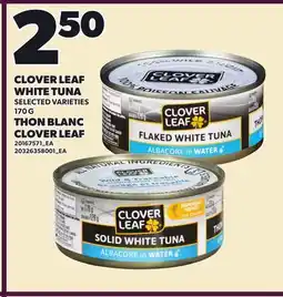 Independent Grocer CLOVER LEAF WHITE TUNA offer
