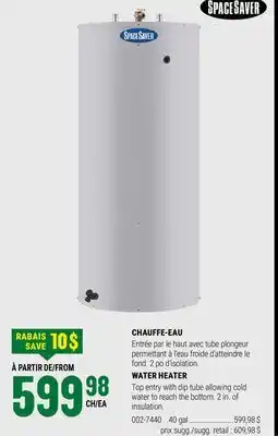 BMR CHAUFFE-EAU offer