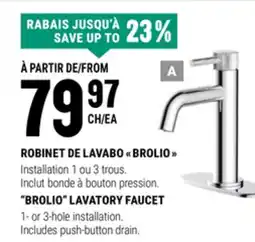 BMR ROBINET DE LAVABO  BROLIO  offer
